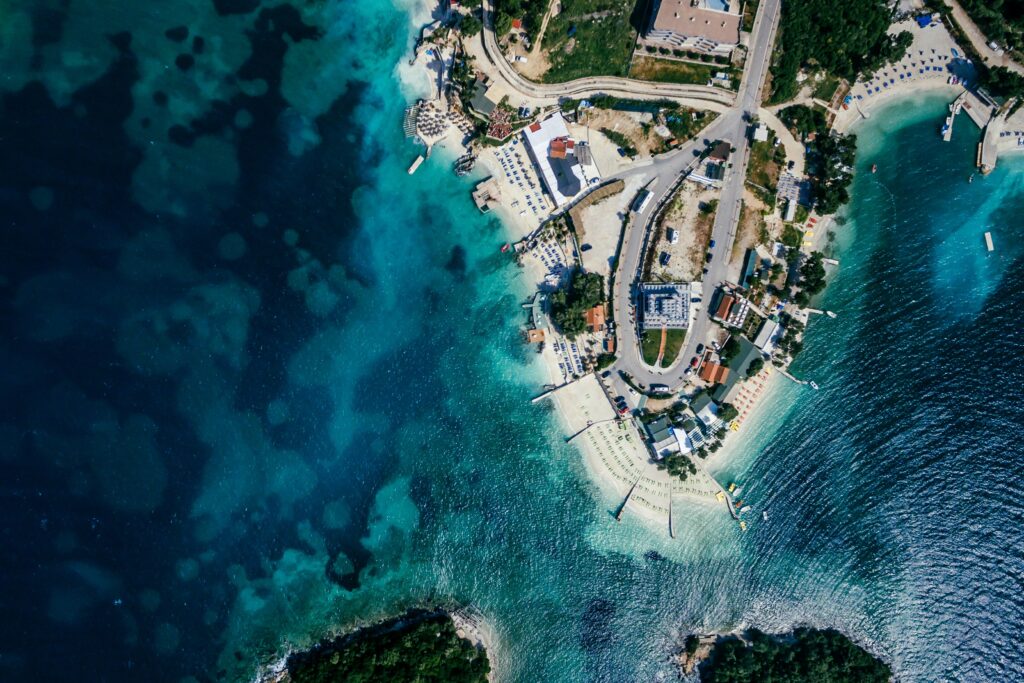 Ksamil islands, eilanden van ksamil,